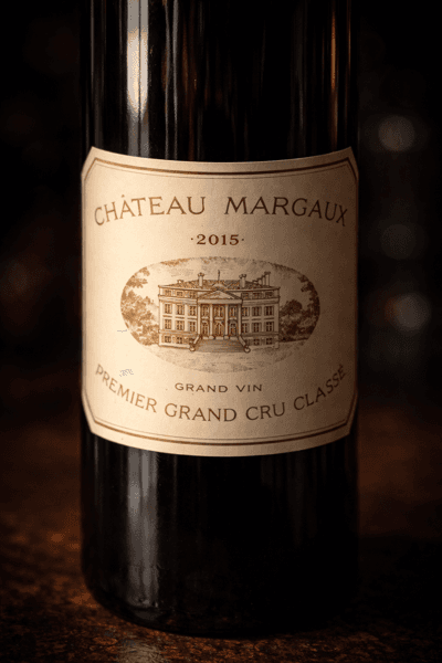 Château Margaux 2015 wine label